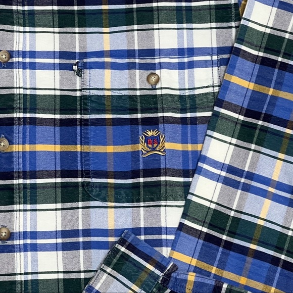 Panhandle Slim Rough Stock Western Button Down Shirt Large 16.5 Long Sleeves - Picture 6 of 13